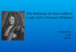 Mercantilism and Jean Colbert