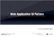 Web Application UI Pattern