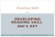 How to Develop Reading Skill