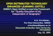 Open Distributed Technology Enhanced Learning (Odtel)