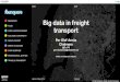 Big data in freight transport