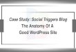 The Anatomy Of A Good WordPress Site Social Triggers Case Study
