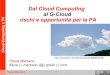 Dal Cloud Computing al G-Cloud