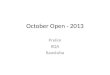 KQA October Open 2013