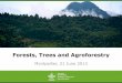 ForestsTreesAgroforestry – Presentation for Discussion with Donors and Partners – June 2013