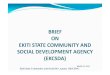 Ekiti State Community  and Social Development Agency (ECKSDA)