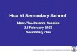 Secondary 1 Meet-The-Parents Briefing Slides