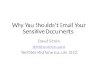 How to secure your emails for sensitive docs
