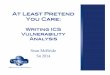 Writing ICS Vulnerability Analysis