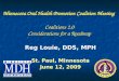 Minnesota Oral Health Promotion Coalition Meeting