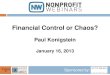 Financial Control or Chaos?