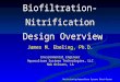 Biofiltration nitrification design overview