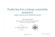 Flexible fees from a strategic sustainability perspective