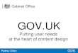 RUday Manchester | GOV.UK and user needs at the heart of content design | GDS
