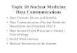 Nuclear Medicine Data Communications
