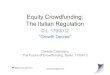 Equity Crowdfunding: The Italian Regulation