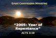 2005 Year Of Repentance