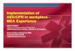 Implementation of aed cpr in workplace   mea experience [compatibility mode]