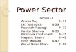 Power sector mis