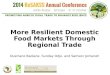 More Resilient Domestic Food Markets through Regional Trade