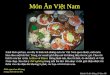 Món ăn Việt Nam - Tình hoài hương