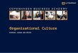 Project management - organisational culture