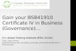 Certificate IV in Business (Governance)