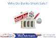 Why Do Banks Short Sale? - Marshall Carrasco Reno, NV Short Sale Expert