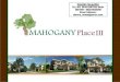 Mahogany place 3 new