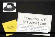Freedom of information and investigative journalism