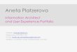 User experience architect portfolio - aneta platzerova-p