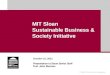MIT Sloan Sustainable Business