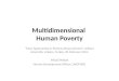Multidimensional Human Poverty