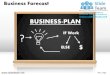 Business forecast on blackboard demand supply business plan