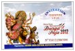 Durga puja 2012 invitation card