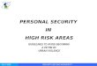 Personal Security In High Risk Areas