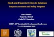 Food and Global Financial Crises: Policy Response of Pakistan