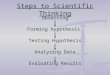 Steps to Scientific Thinking