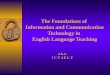 Foundations of ICT In ELT