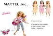 Mattel Inc. Presentation - Khushboo Bharati