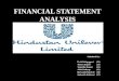 Balance Sheet and Ratio Analysis of a Listed Company