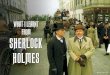 What I Learnt From Sherlock Holmes