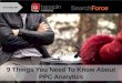 9 Things You Should Know About PPC Analytics