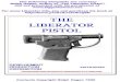 Pistol Liberator Blueprints, 1942