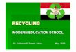 Recycling in Egypt, Educational Training