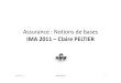 Assurance notions de base IMA 2011