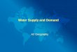 Water Conflicts Supply And Demand