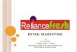 Reliance fresh retail marketing