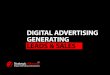 Digital Advertising - Generating Leads & Sales