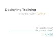 Designing Training Starts with Why